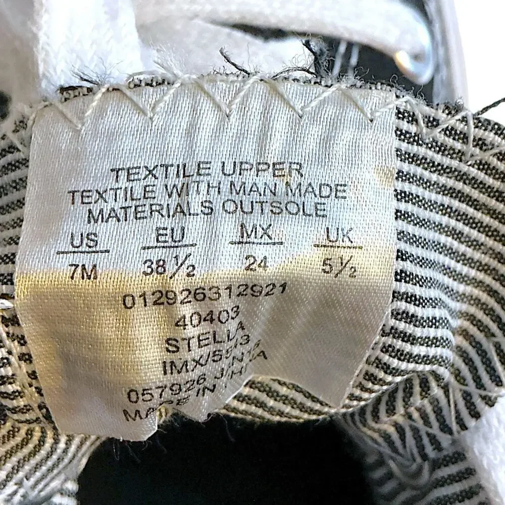 Joe Boxer Women's Black White Stella‎ Casual Sneakers Size 7M